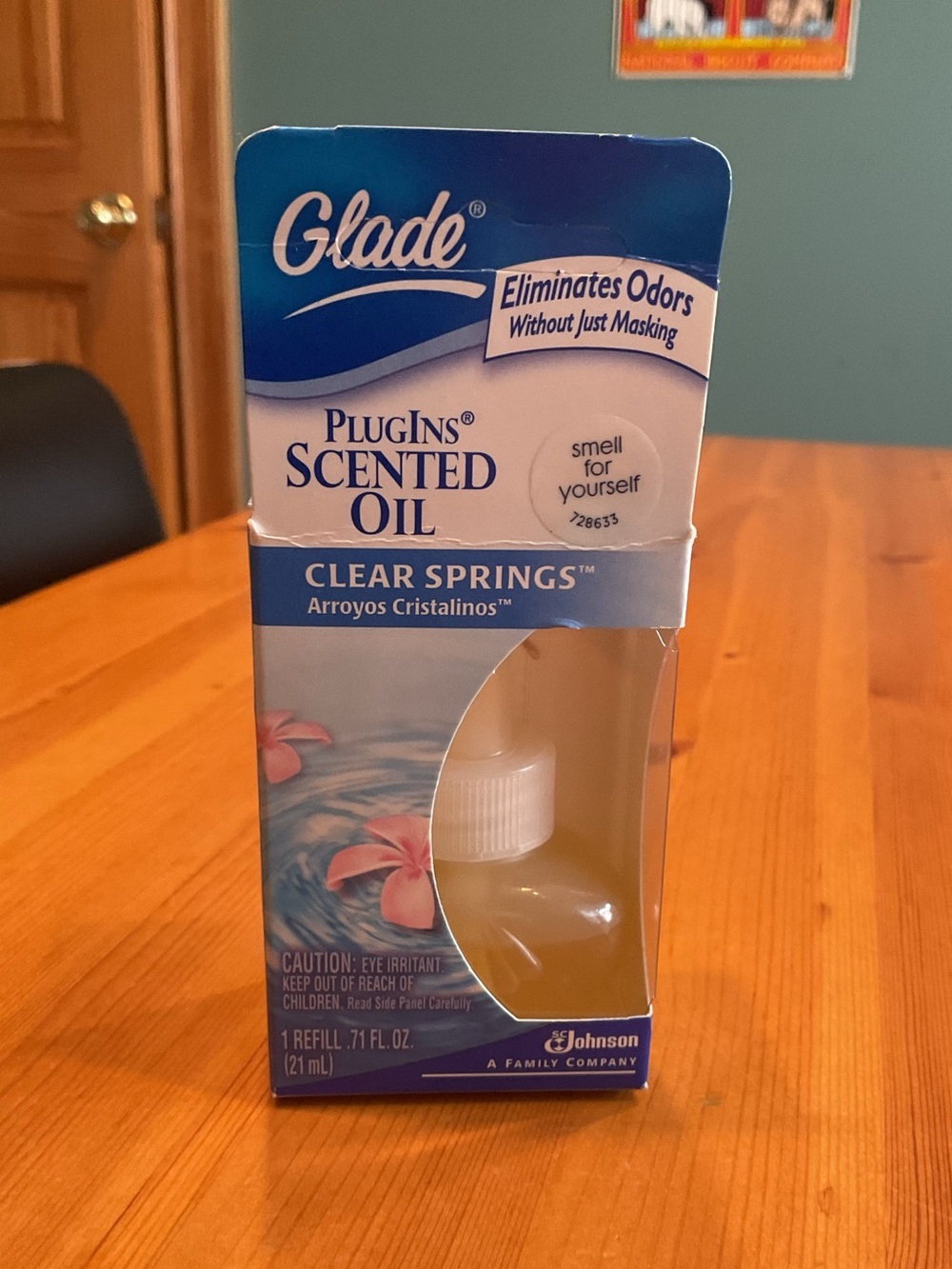 GLADE CLEAR SPRINGS SCENTED OIL RETIRED PLUG IN CITRUS LEAFY GREENS JASMINE